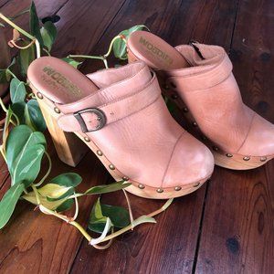 Jeffrey Campbell Woodies Retro Studded Clogs